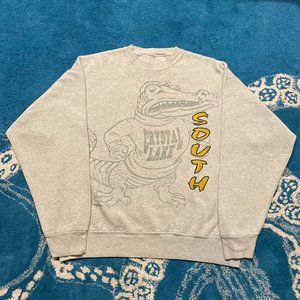 mens grey crewneck